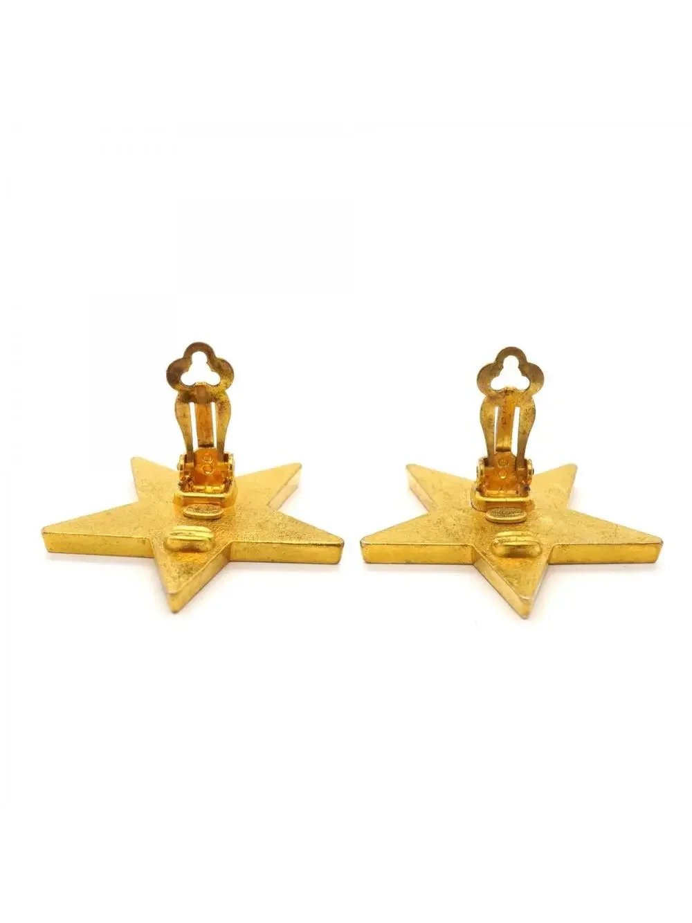 Chanel Cc Logo Star Clip-On Earrings #327436C61B